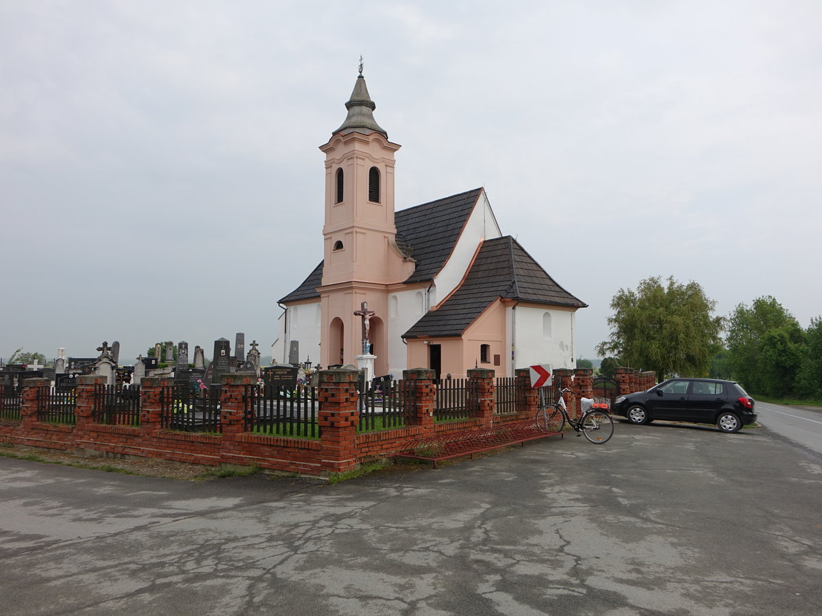 Koska, barocke St. Petrus Kirche, erbaut im 18. Jahrhundert (03.05.2017)