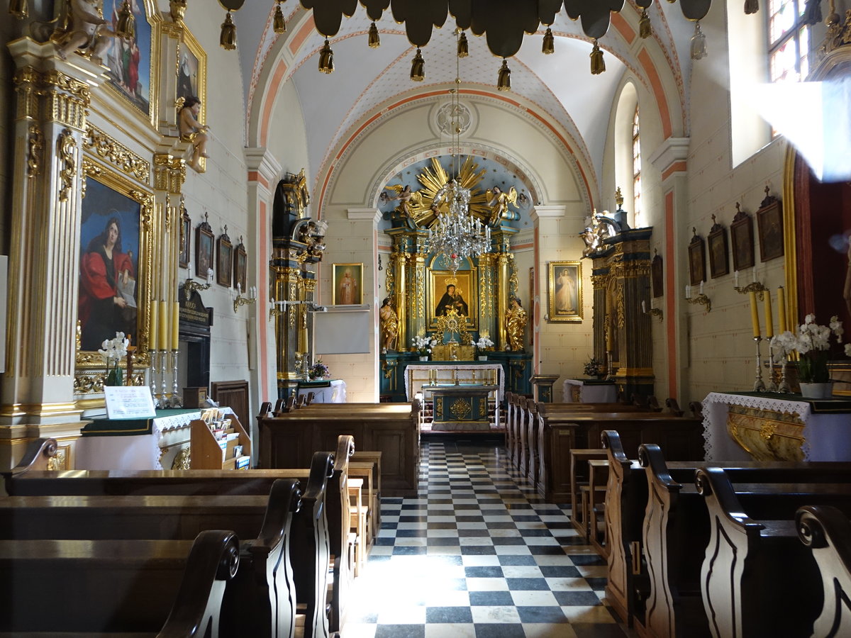 Krakau, barocker Innenraum in der St. Johannes Kirche (04.09.2020)