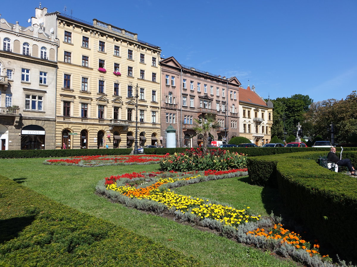 Krakau, Gebude am Plac Swietego Ducha (04.09.2020)