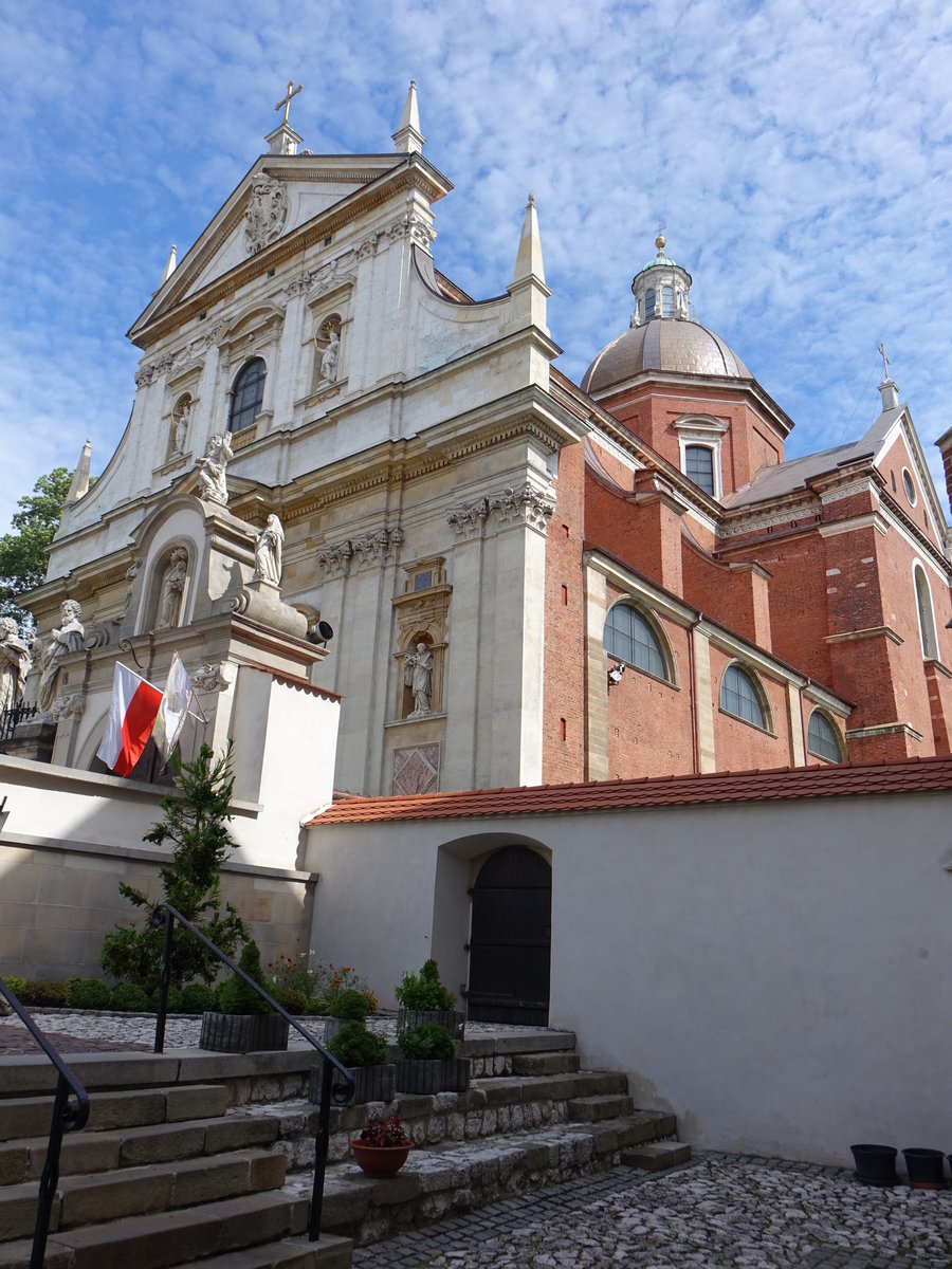 Krakau, Kollegiatskirche St. Andreas, erbaut im 17. Jahrhundert (04.09.2020)