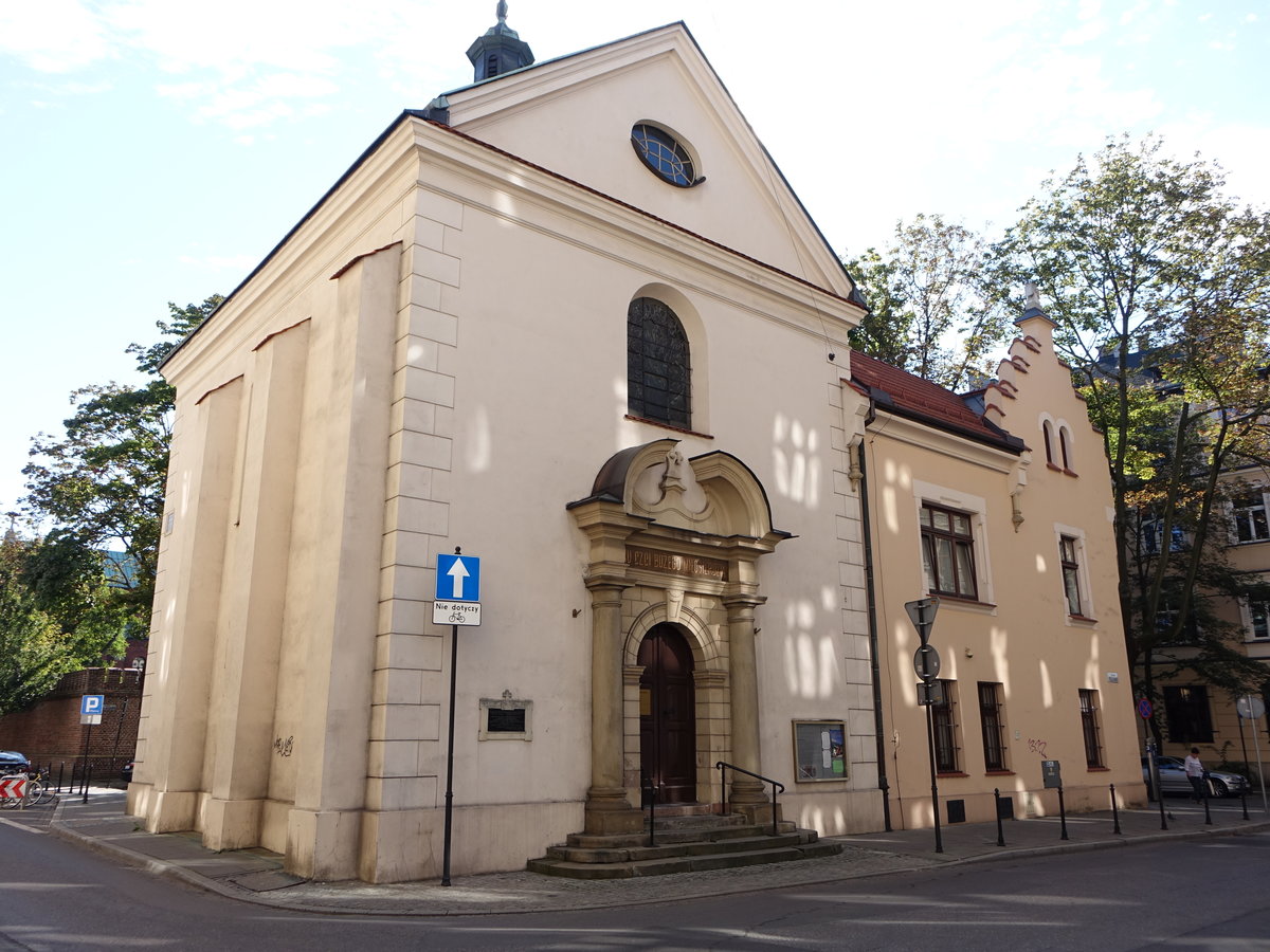 Krakau, Pfarrkirche St. Josef, erbaut von 1626 bis 1629 (04.09.2020)