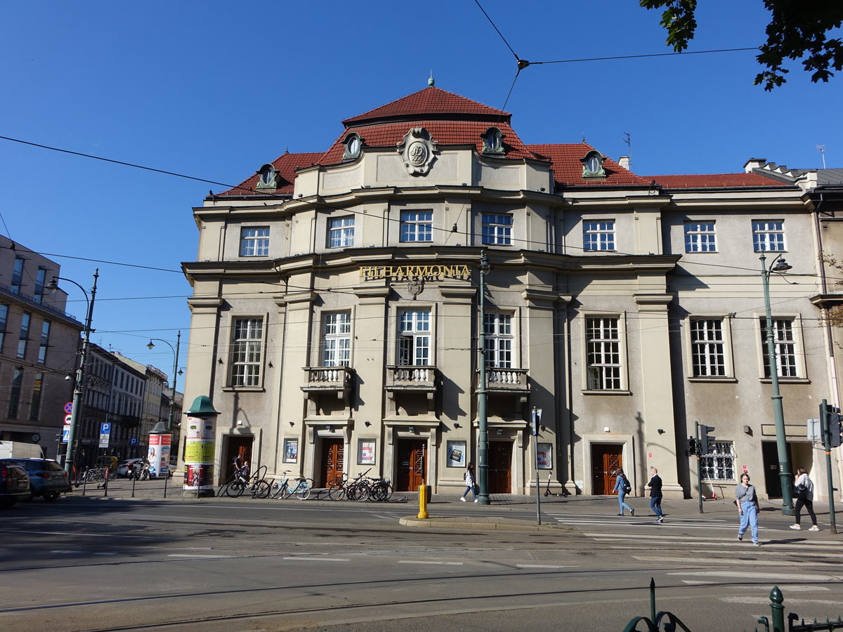 Krakau, Philharmonie Karola Szymanowskiego in der Floriana Straszewskiego Strae (04.09.2020)