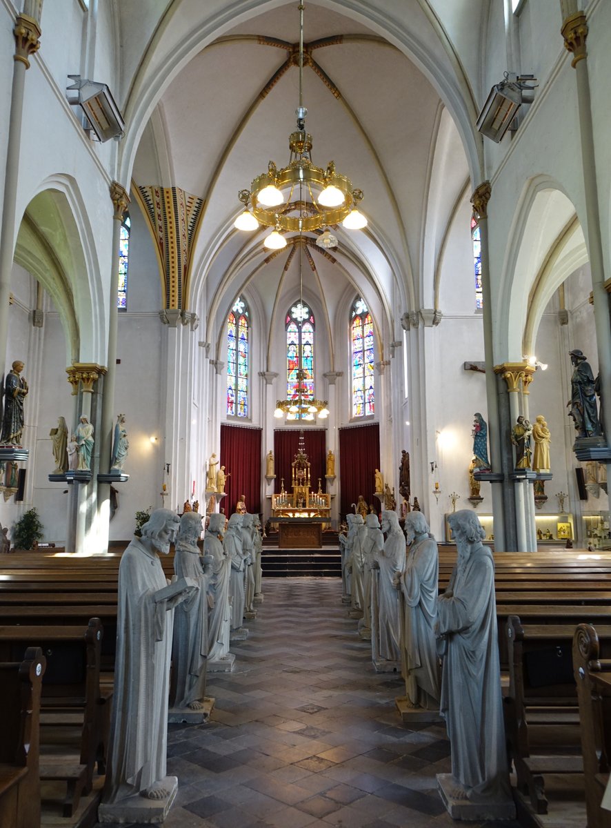 Kranenburg, Innenraum der St. Antonius von Padua Kirche (08.05.2016)