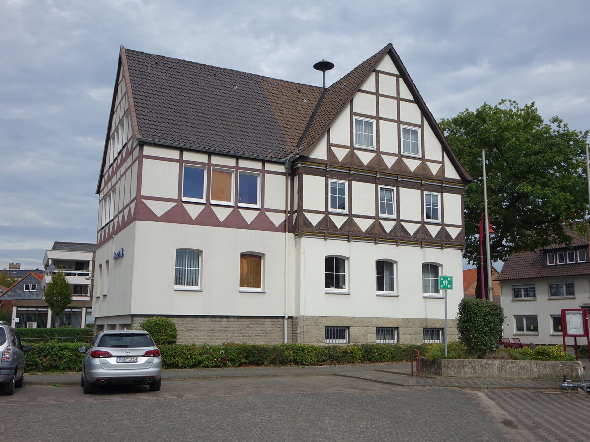 Kreiensen, Rathausgebude in der Wilhelmstrae (29.09.2023)