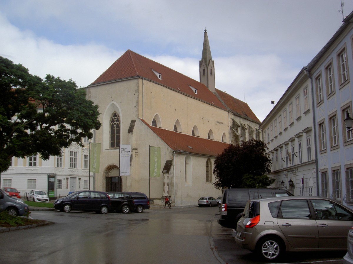 Krems, Dominikanerkirche, erbaut ab 1236, heute Stadtmuseum (22.09.2013)