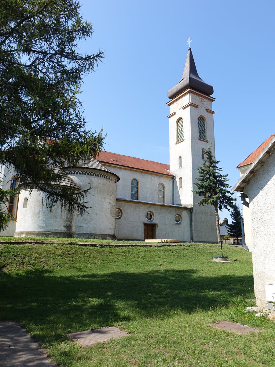 Krizovany nad Dudvahom, dreischiffige Barockkirche Hl. Kreuz (29.08.2019)