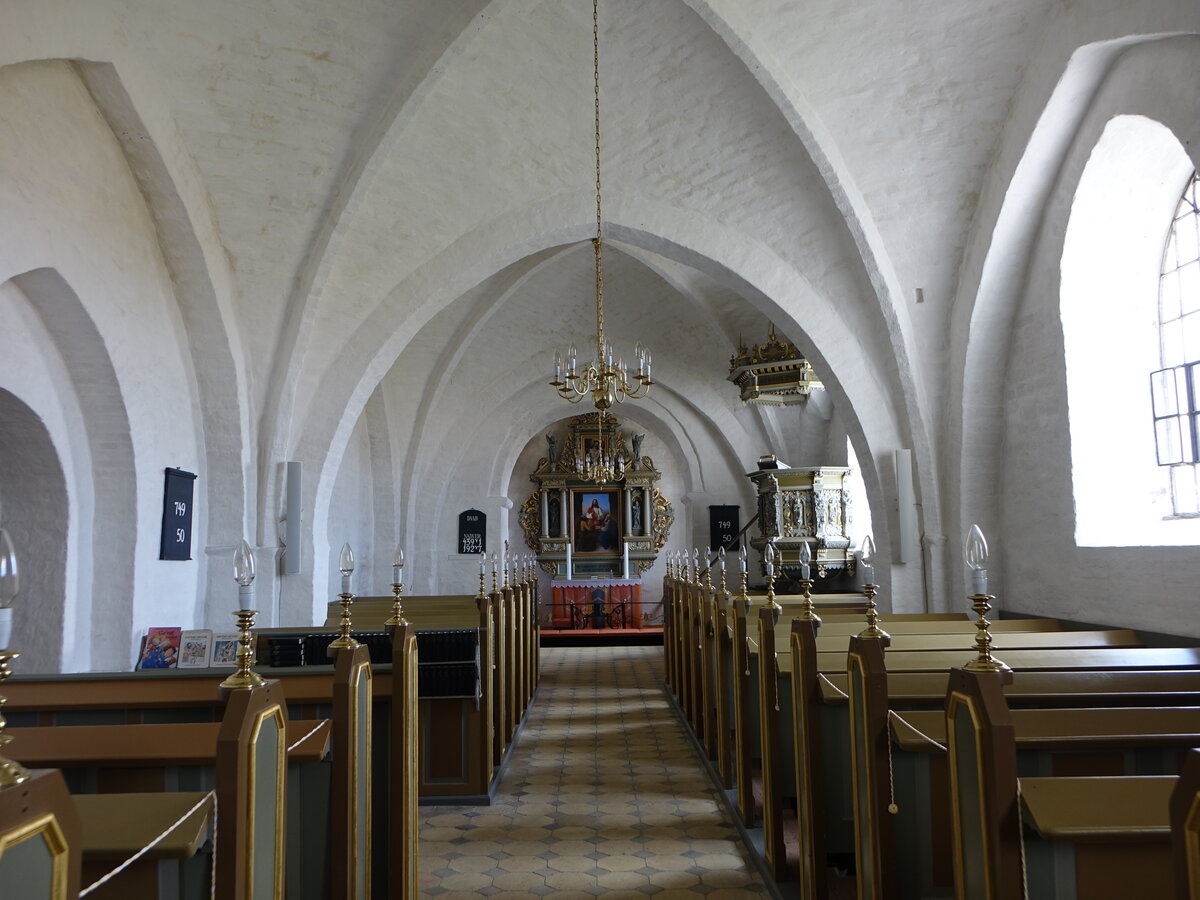 Krogstrup, Innenraum der evangelischen Kirche (20.07.2021)