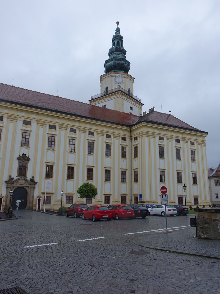 Kromeriz / Kremsier, Schloss, erbaut im 17. Jahrhundert durch F. Luchese und G. Temcalla (04.08.2020)