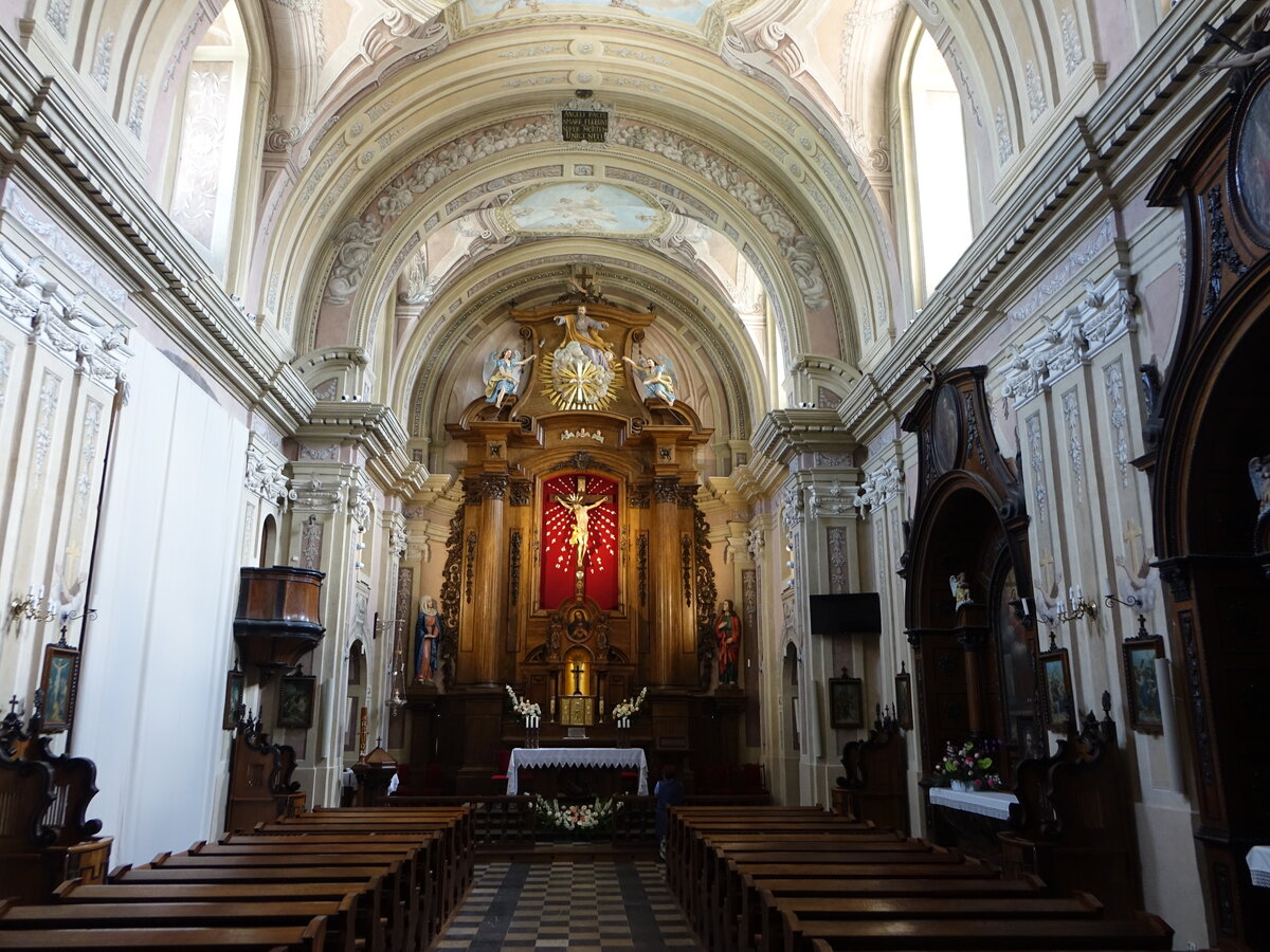 Krosno, barocker Hochaltar in der Kapuzinerkirche (17.06.2021)