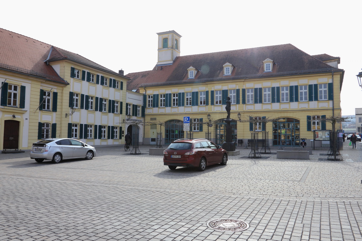 Kulturzentrum auf den Karlsplatz in Ansbach am 14. März 2017.