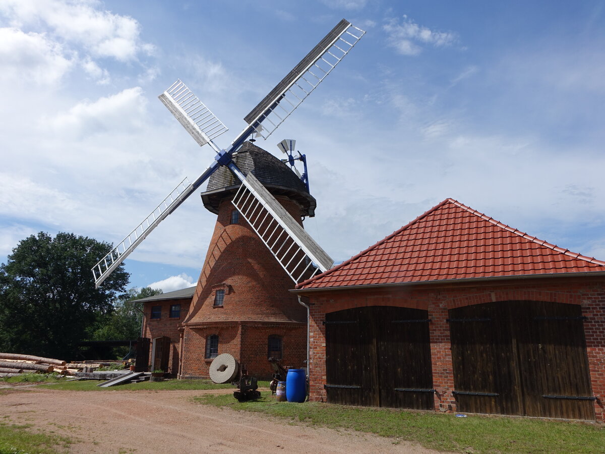 Kummer, Windm�hle, Turmholl�nderwindm�hle von 1880 (21.06.2026)