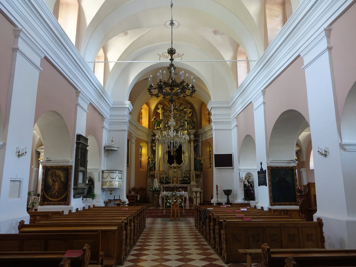 Kurow, barocker Hochaltar in der Pfarrkirche St. Michael (15.06.2021)