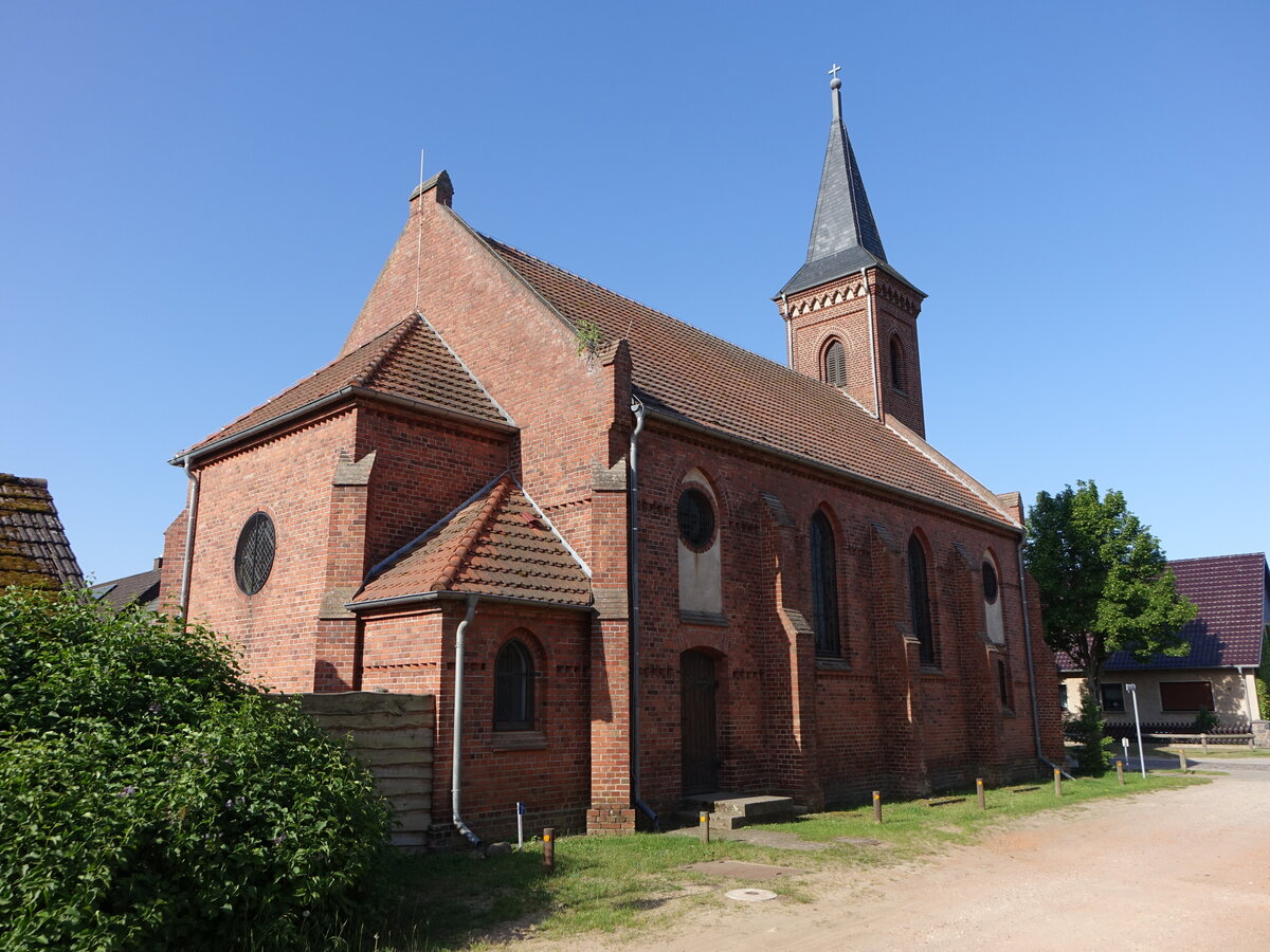 Kurtschlag, evangelische Kirche, neugotische Saalkirche von 1890 (26.05.2026)