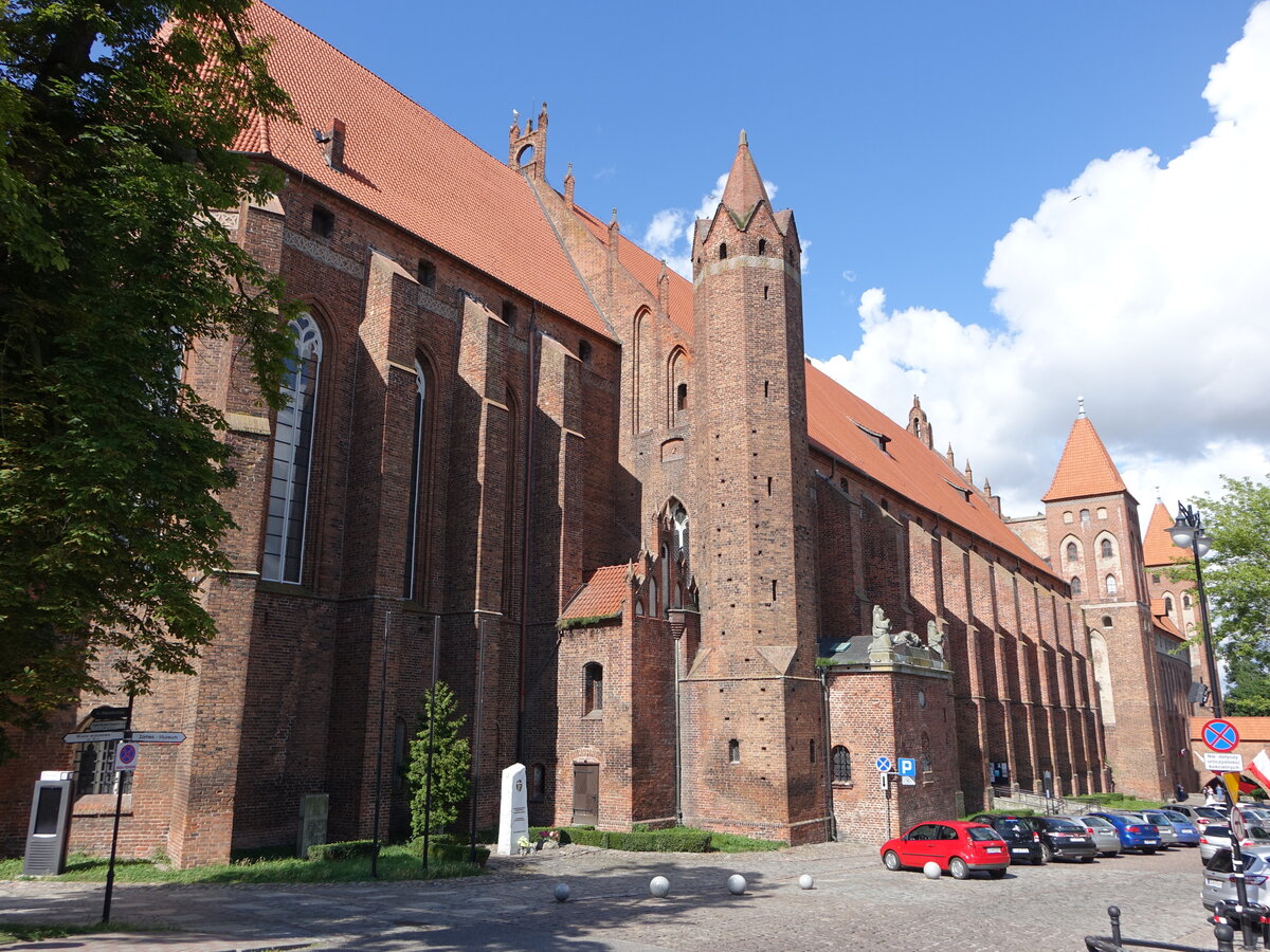 Kwidzyn / Marienwerder, Kathedrale St. Marien, erbaut von 1343 bis 1384 (03.08.2021)