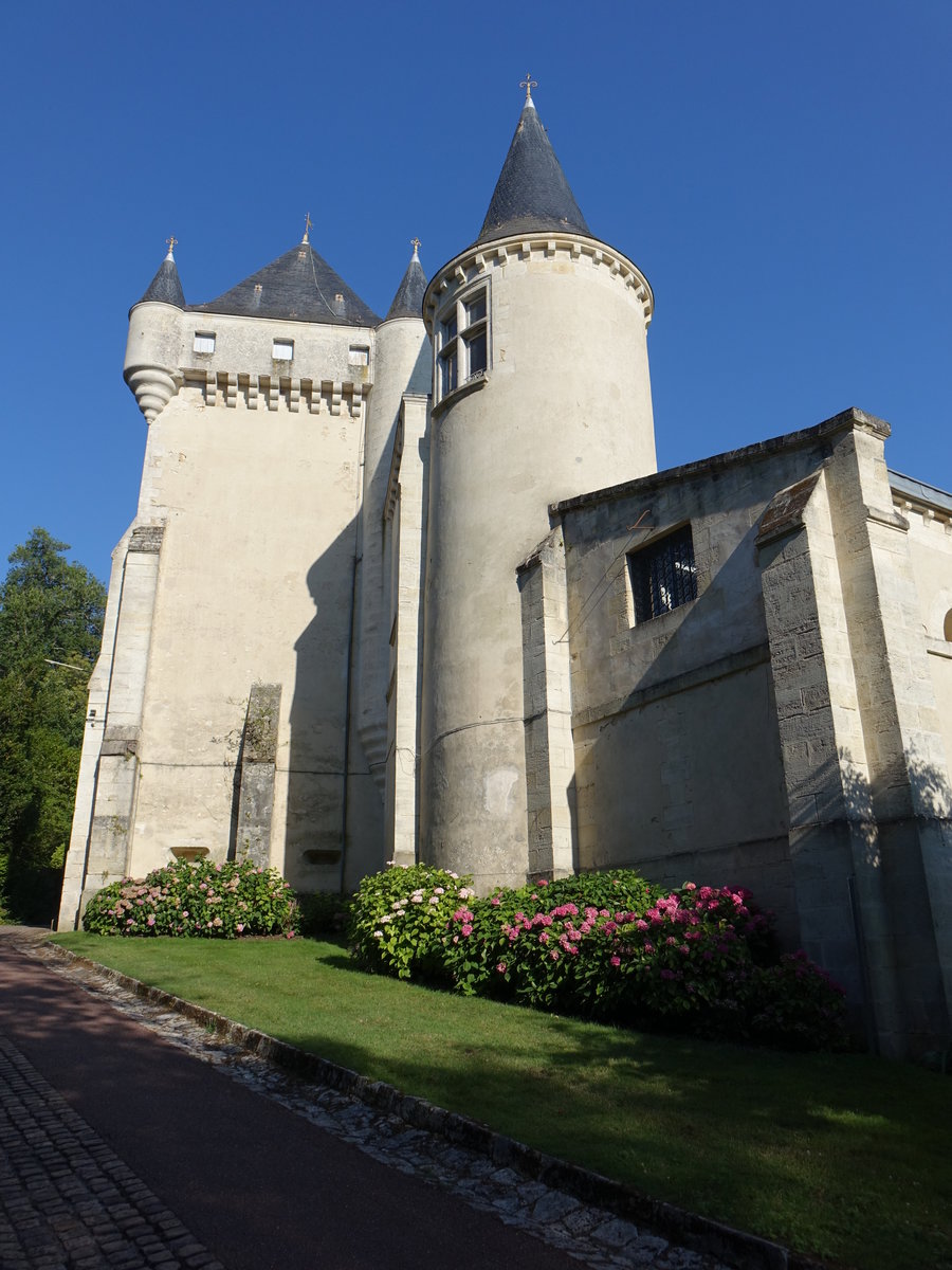 La Riviere, Chateau La Riviere, erbaut im 17. Jahrhundert (24.07.2018)