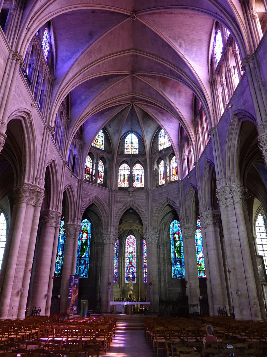 Lagny-sur-Marne, gotischer Chor der ehem. Abteikirche Notre-Dame (10.07.2016)