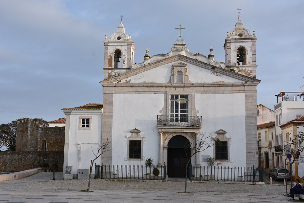 LAGOS (Concelho de Lagos), 17.02.2017, Blick auf die Igreja (Kirche) de Santa Maria