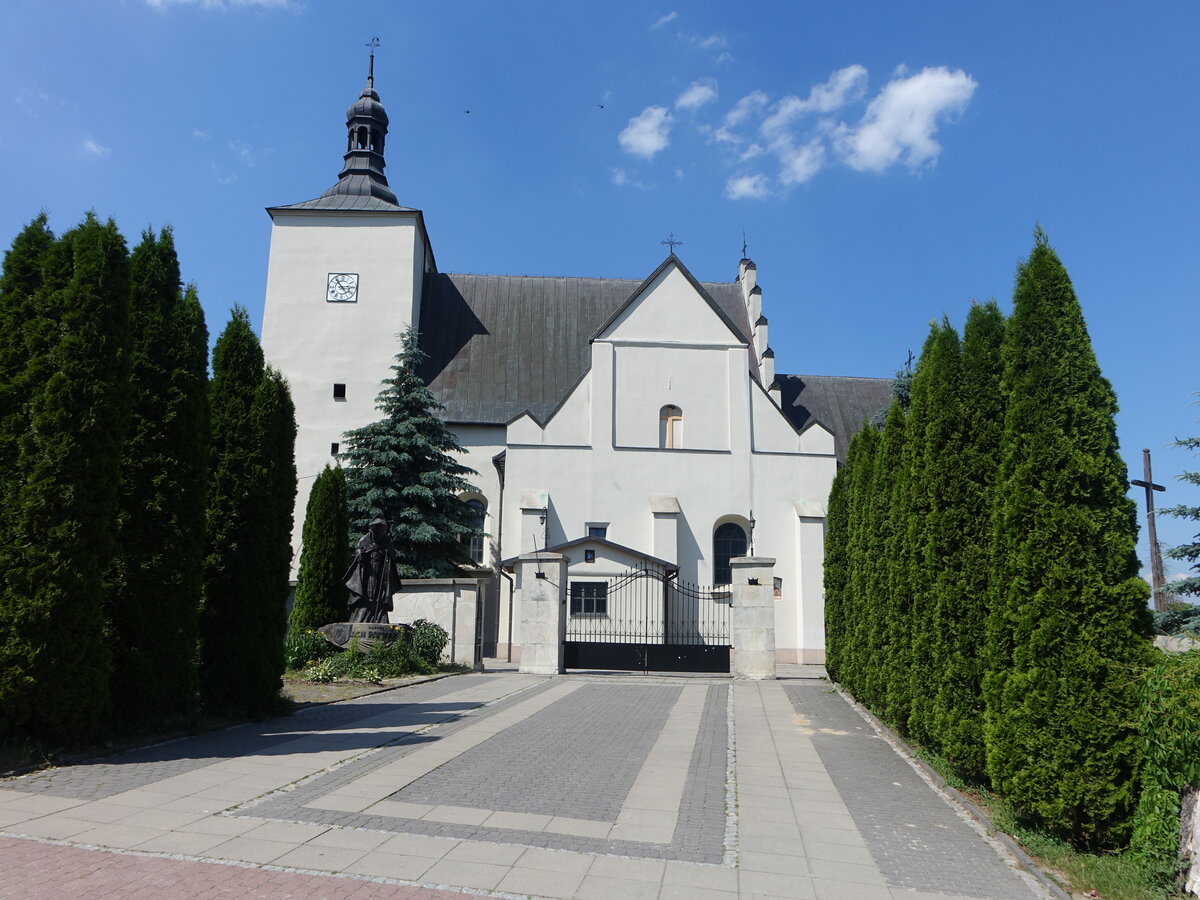 Lagow, Pfarrkirche St. Michael, erbaut von 1581 bis 1600 (18.06.2021)