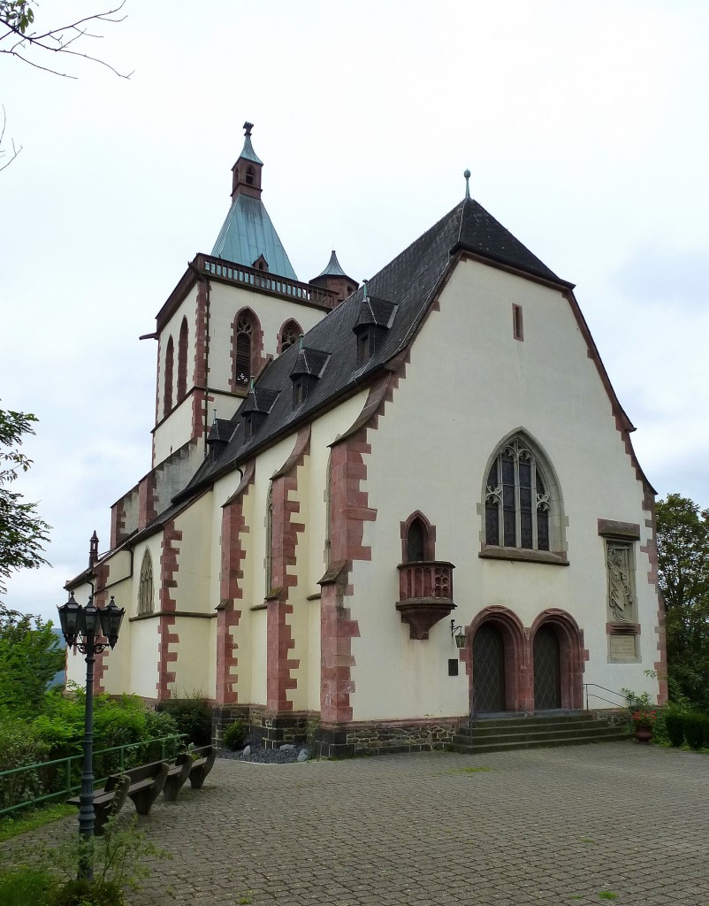 Lahnstein, Ostseite mit Haupteingang der Allerheiligenkapelle, Sept.2014
