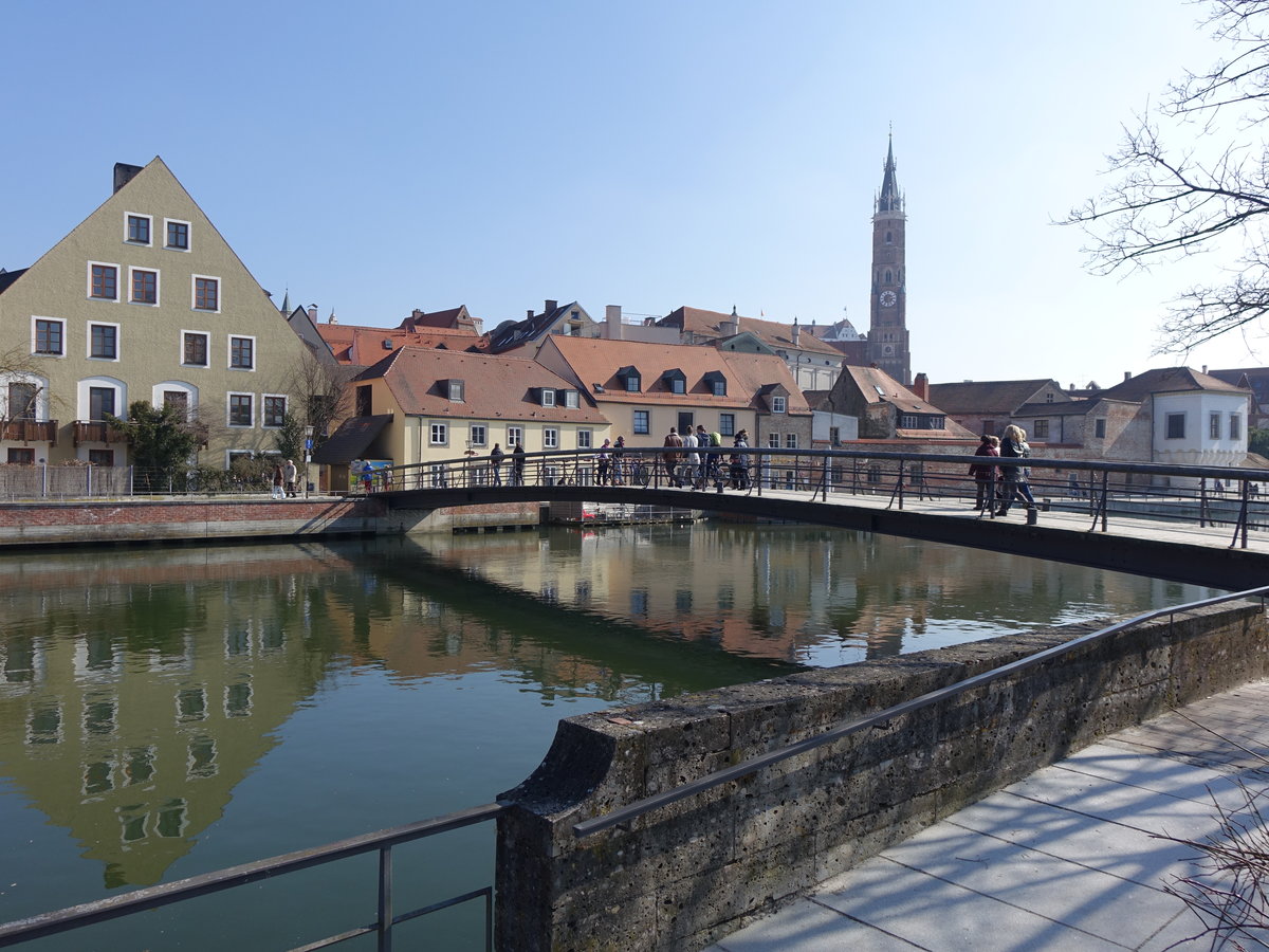 Landshut, Lndsteg an der Isar (20.03.2016)