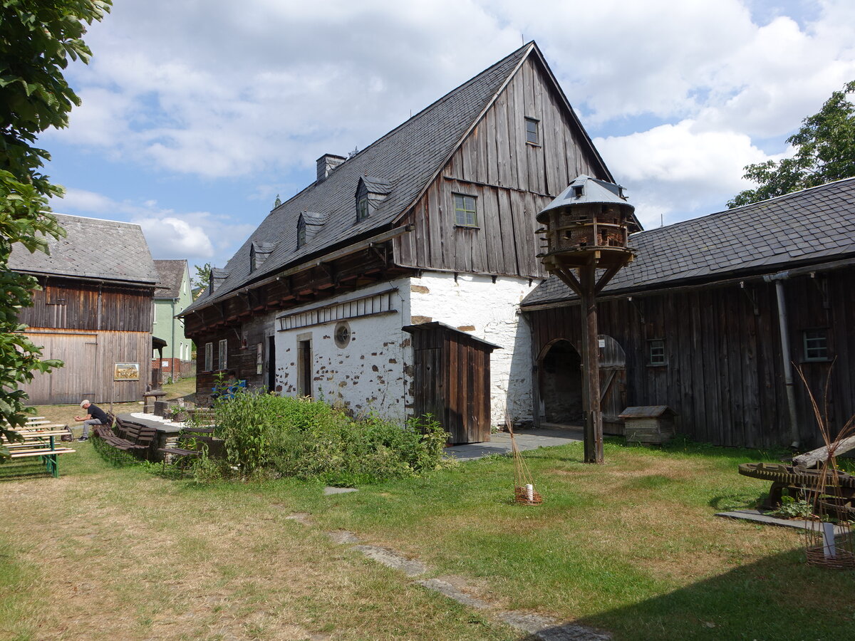 Landwst, historisches Gebude im Freilichtmuseum (22.07.2023)