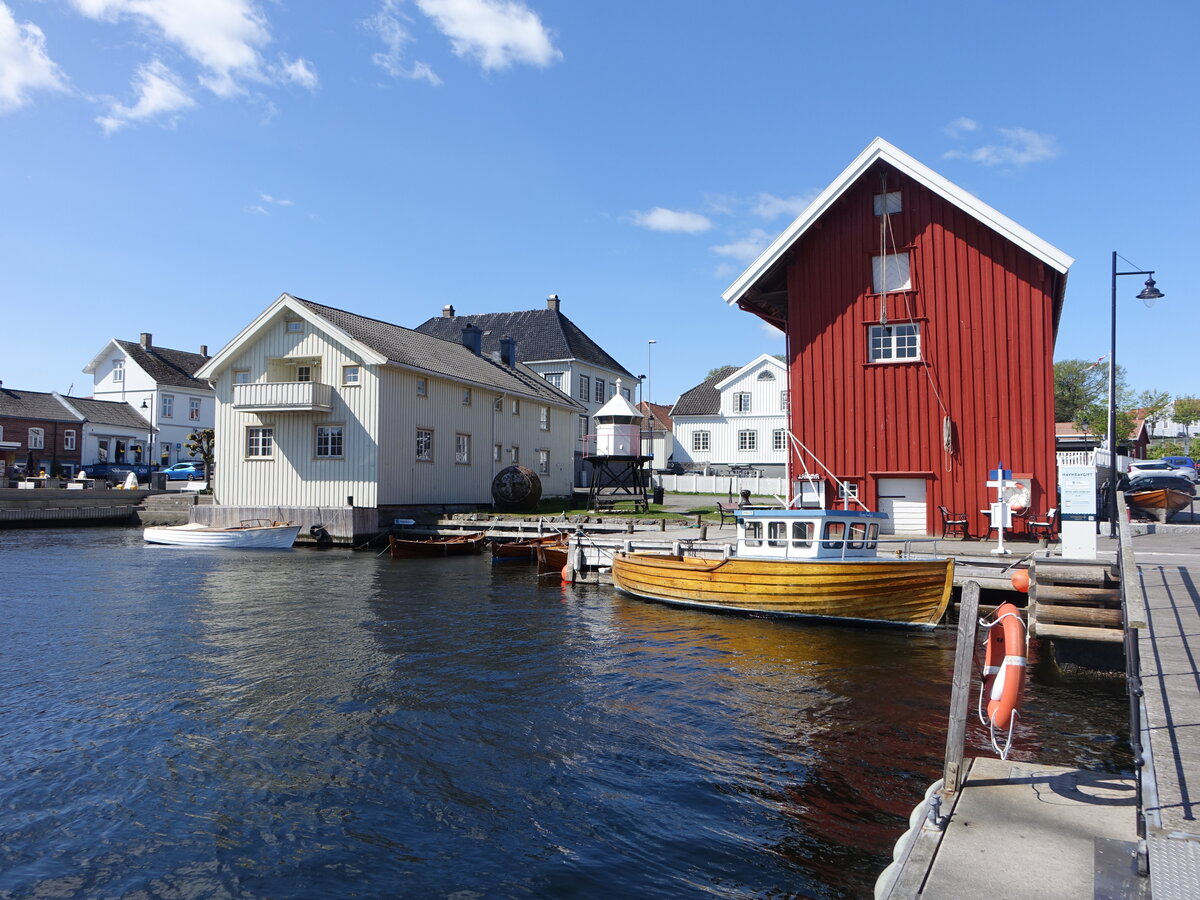 Langesund, Bamle Kystmuseum in der Cudrios Gate (28.05.2023)