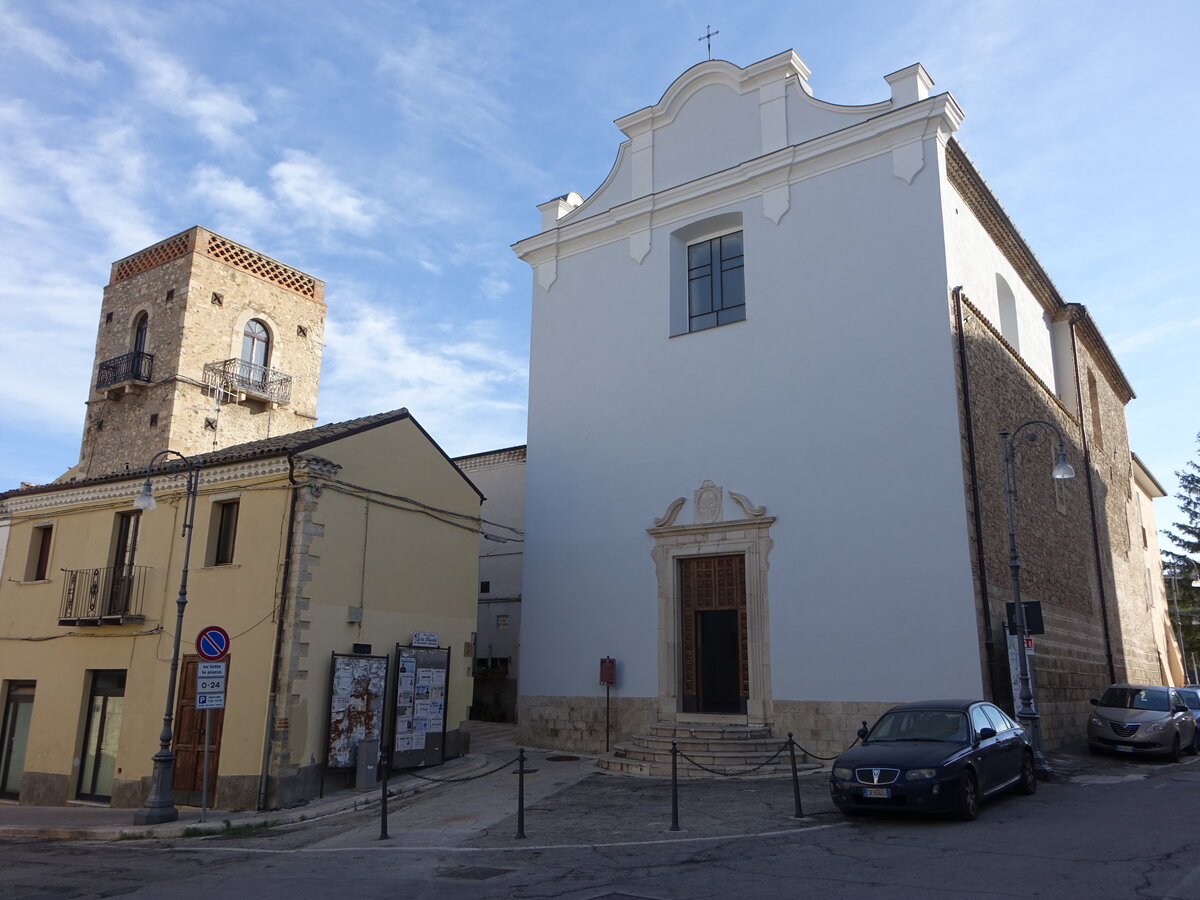 Larino, Pfarrkirche San Francesco, erbaut bis 1312 (17.09.2022)