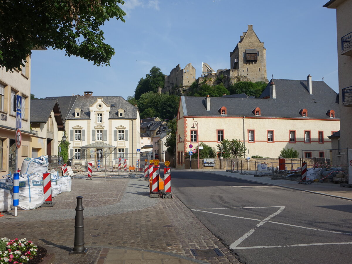 Larochette, Burg auf dem Elsbeth Plateau, erbaut im 11. Jahrhundert (19.06.2022)