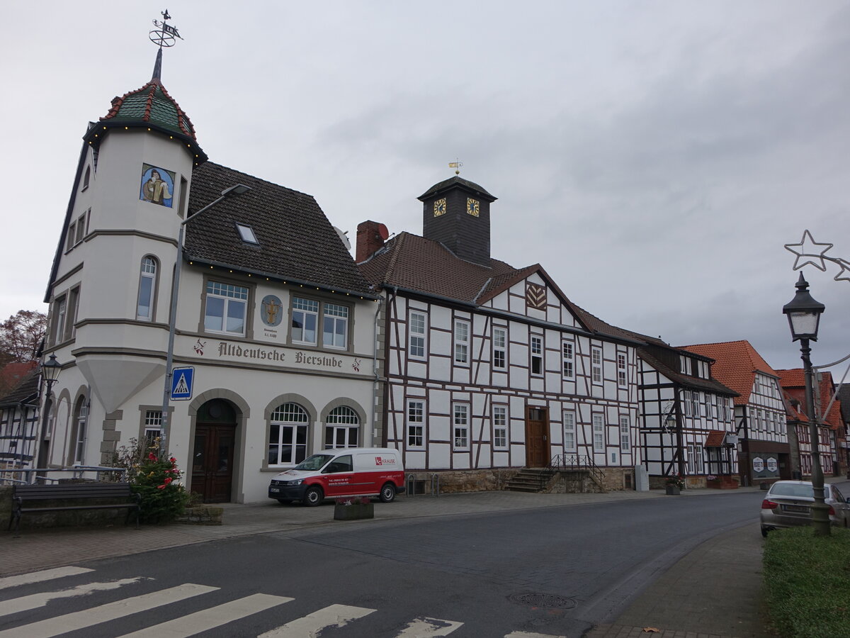 Lauenau, altdeutsche Bierstube und Ratskeller in der Marktstra�e (06.12.2025)