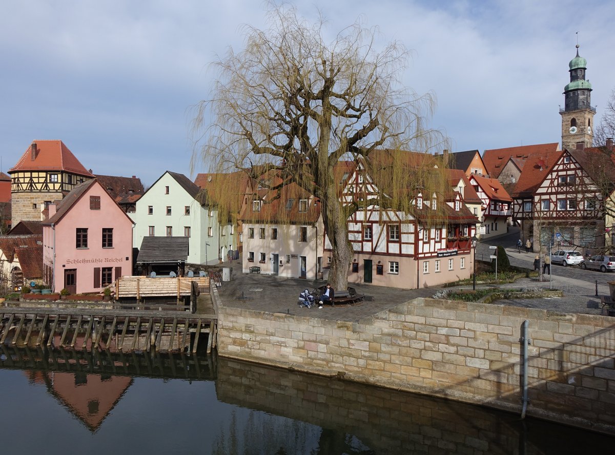 Lauf, Altstadt mit Stadtkirche (27.03.2016)