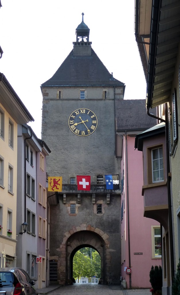 Laufenburg, das Wasentor stadtauswrts gesehen, Juli 2015