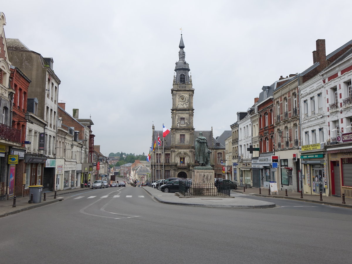 Le Cateau-Cambrsis, Belfried in der Rue Gambetta (16.05.2016)