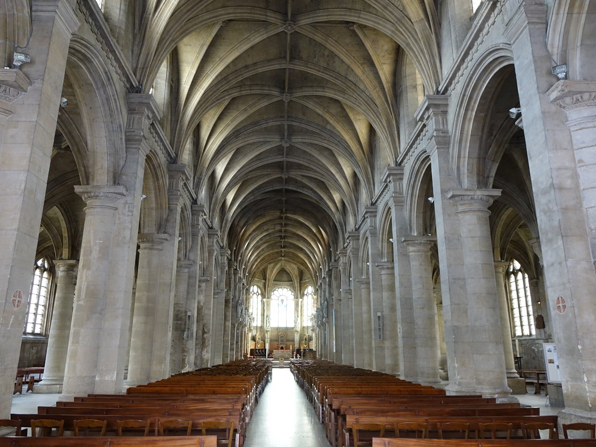 Le Havre, Innenraum der Kathedrale Notre Dame (14.07.2016)