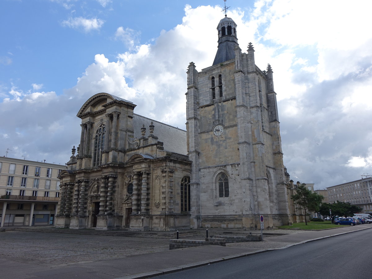 Le Havre, Kathedrale Notre Dame, erbaut im 16. Jahrhundert (14.07.2016)