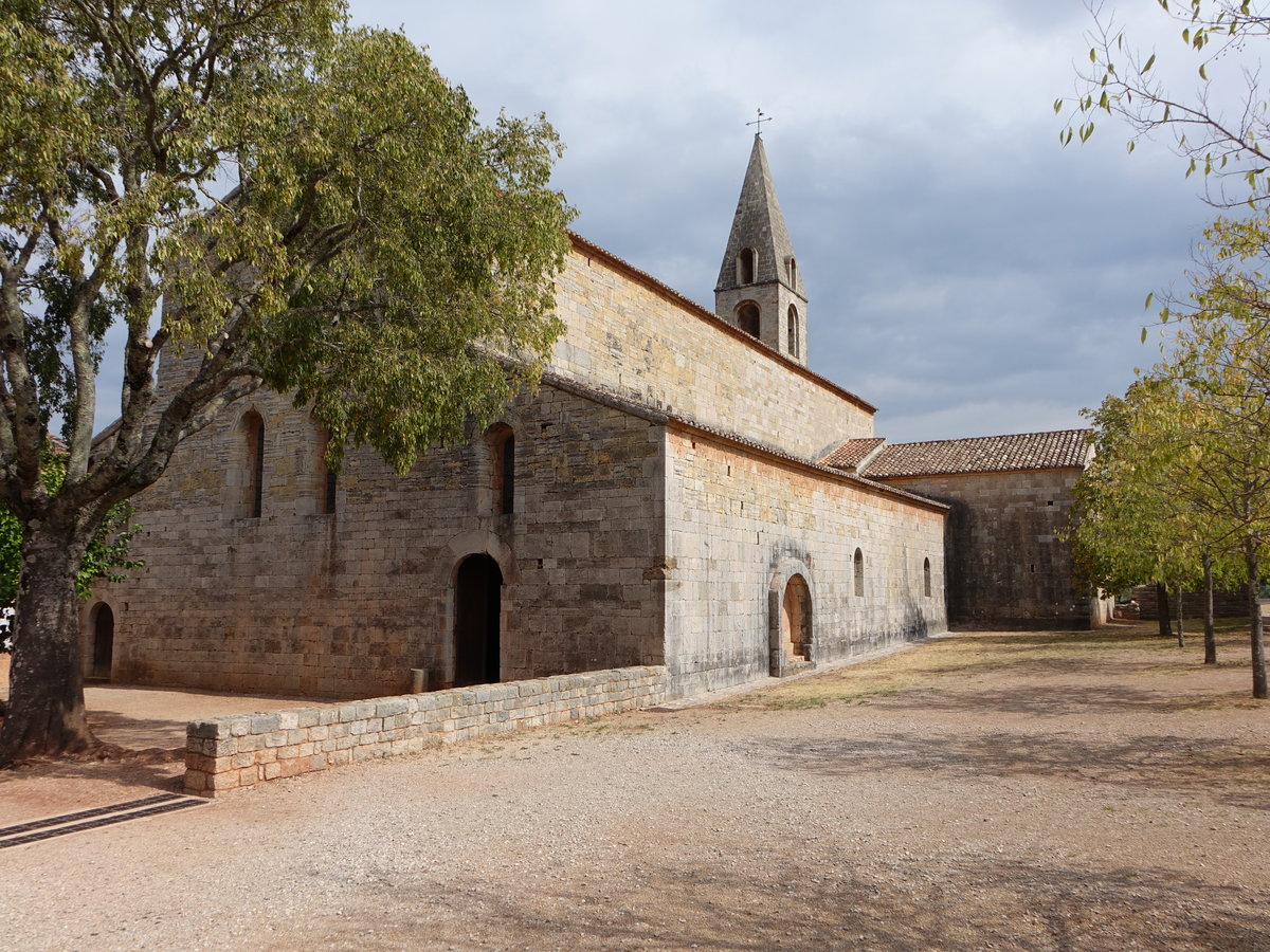 Le Thoronet, Zisterzienserabteikirche, gegrndet 1146 vom Grafen von Toulouse (27.09.2017)