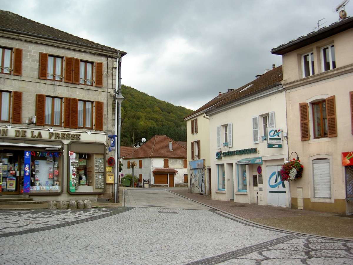 Le Val d`Ajol, Place du Marche (05.10.2014)