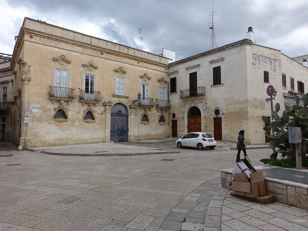 Lecce, Palazzo an der Via Benedetto Cairoli (03.03.2023)