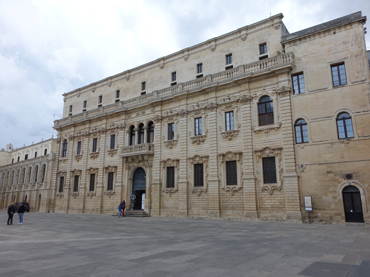 Lecce, Palazzo del Seminario an der Piazza Duomo, heute Dommuseum (03.03.2023)