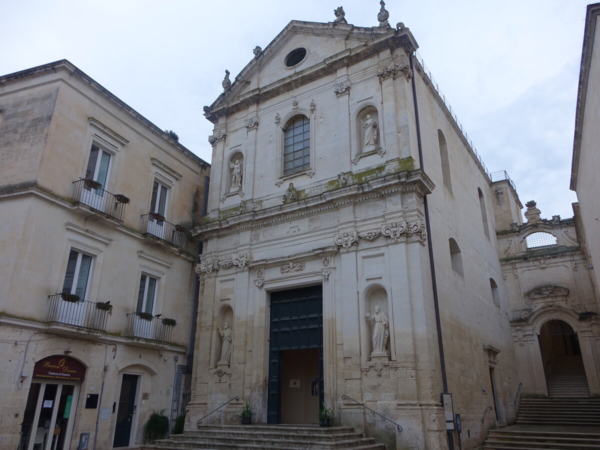Lecce, Pfarrkirche St. Anna, erbaut ab 1680 durch Giuseppe Zambalo (03.03.2023)