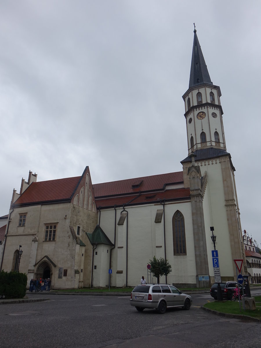 Lecova / Leutschau, Pfarrkirche St. Jakob, erbaut von 1332 bis 1342 (01.09.2020)