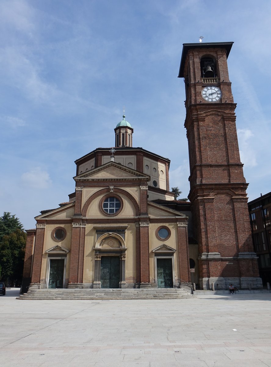 Legnano, Basilika San Magno, erbaut von 1504 bis 1513 (22.09.2018)