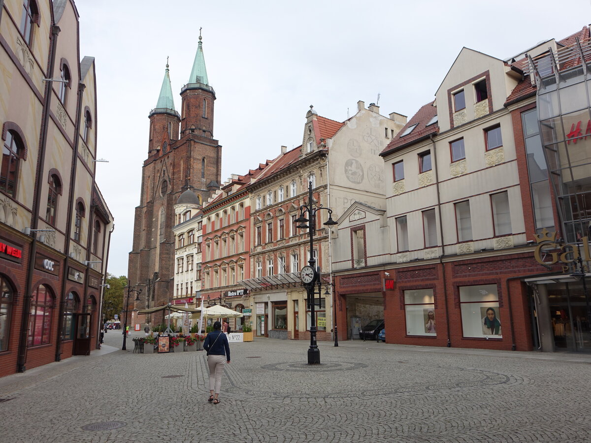 Legnica / Liegnitz, Huser am Plac Mariacki (15.09.2021)