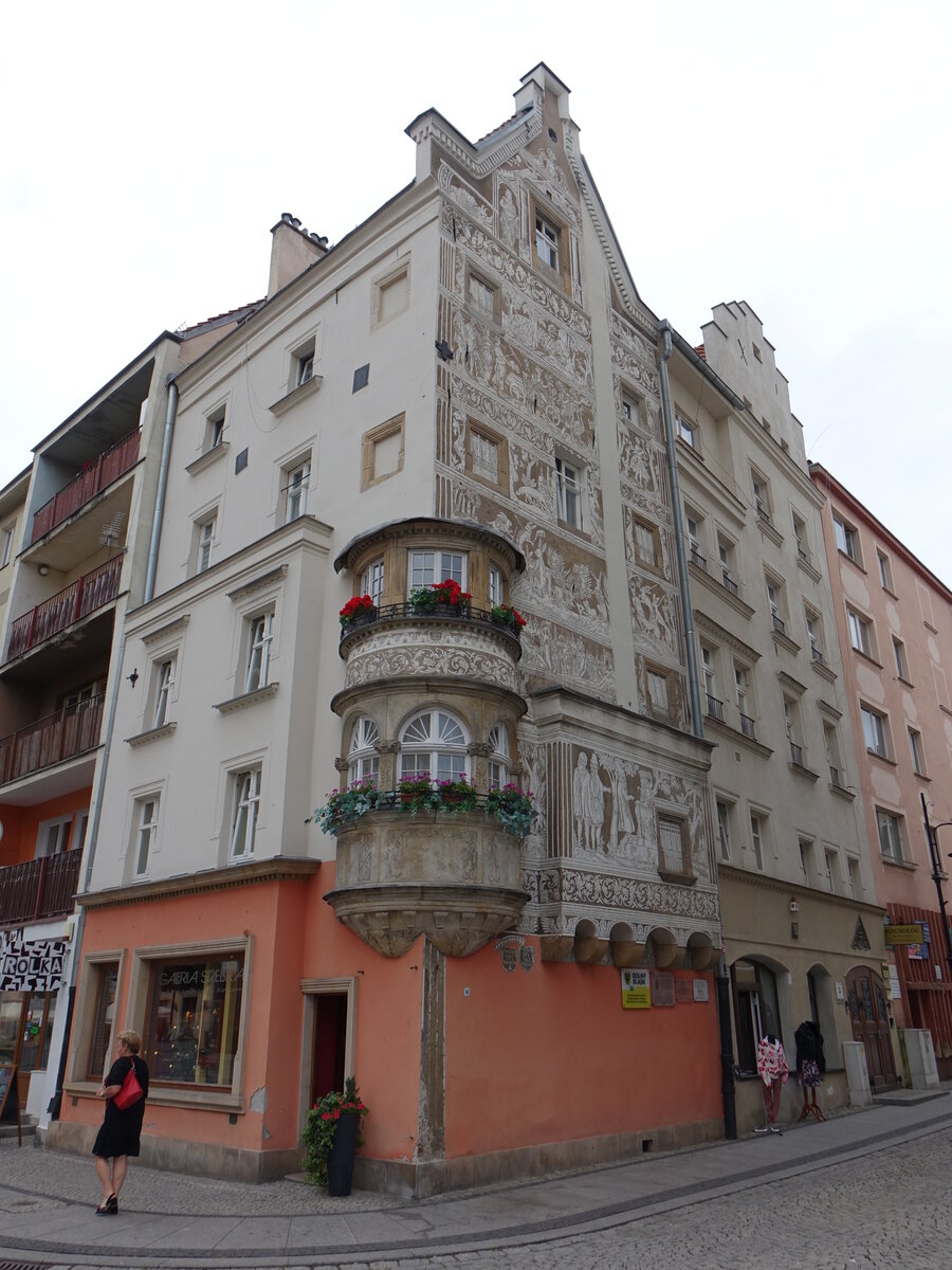 Legnica / Liegnitz, Haus zum Wachtelkorb, erbaut im 16. Jahrhundert (15.09.2021)