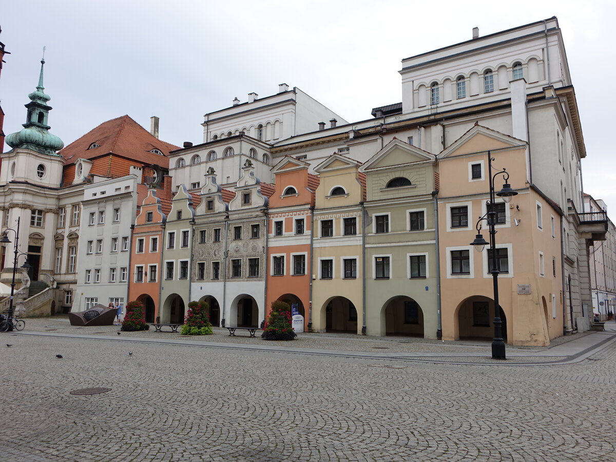 Legnica / Liegnitz, Heringsbuden aus dem 16. Jahrhundert am Rynek Platz (15.09.2021)