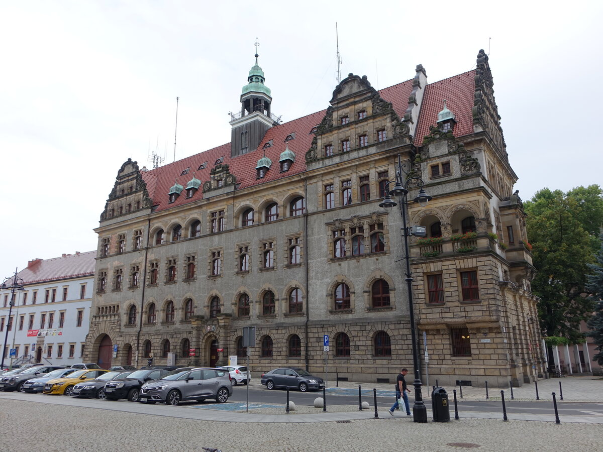Legnica / Liegnitz, neue Rathaus, erbaut von 1902 bis 1905 durch Paul hlmann (15.09.2021)
