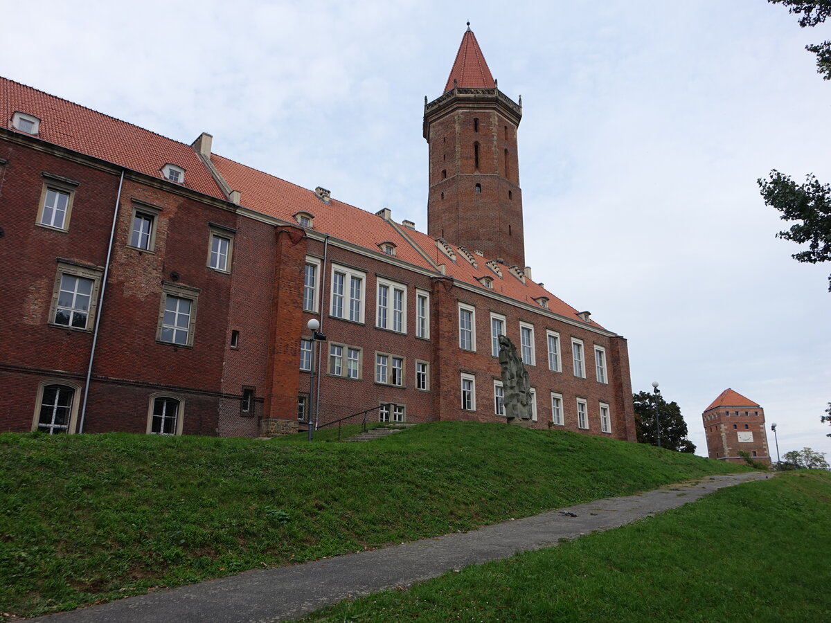 Legnica / Liegnitz, Piastenschloss, von 1248 und 1675 Hauptsitz der Herzge von Liegnitz und Brieg, Wiederaufbau 1840 durch Karl Friedrich Schinkel (15.09.2021)