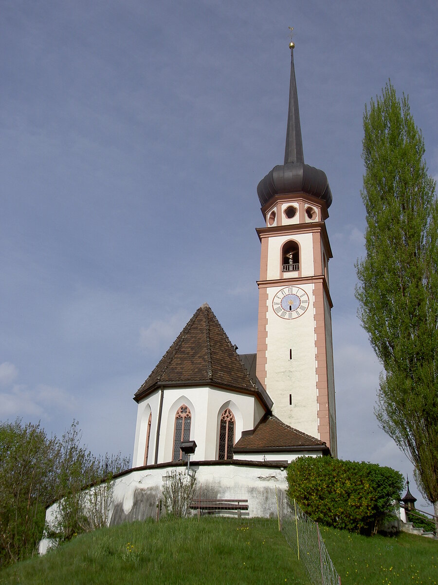Leiblfing, Pfarrkirche St. Georg, erbaut 1496, erweitert 1682 (30.04.2013)