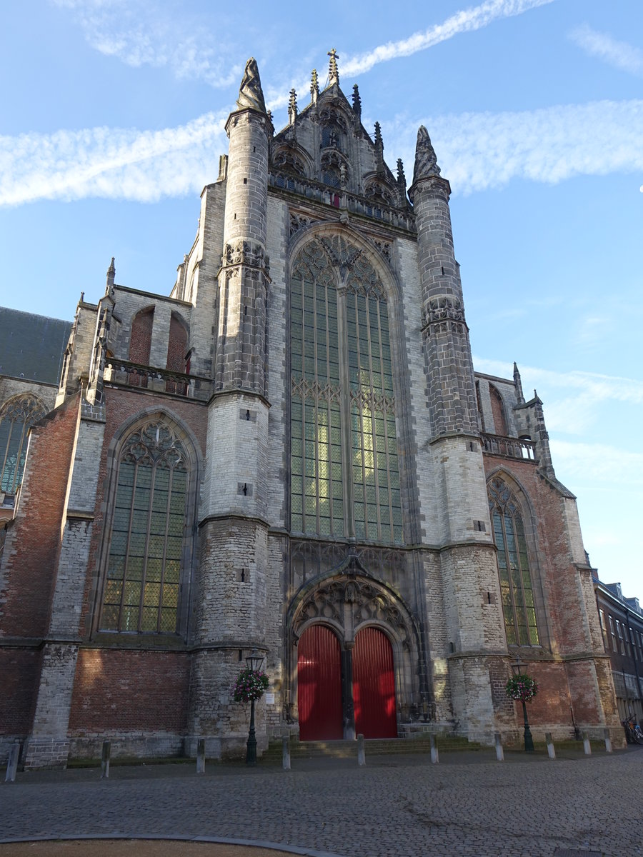 Leiden, Hooglandse Kerk oder St. Pancraskerk, erbaut ab 1314 (23.08.2016)