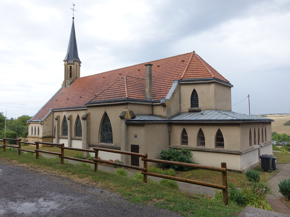 Leiding, Kirche der Heiligen Jeanne d’Arc in der Rue de la Frontire (15.07.2023)