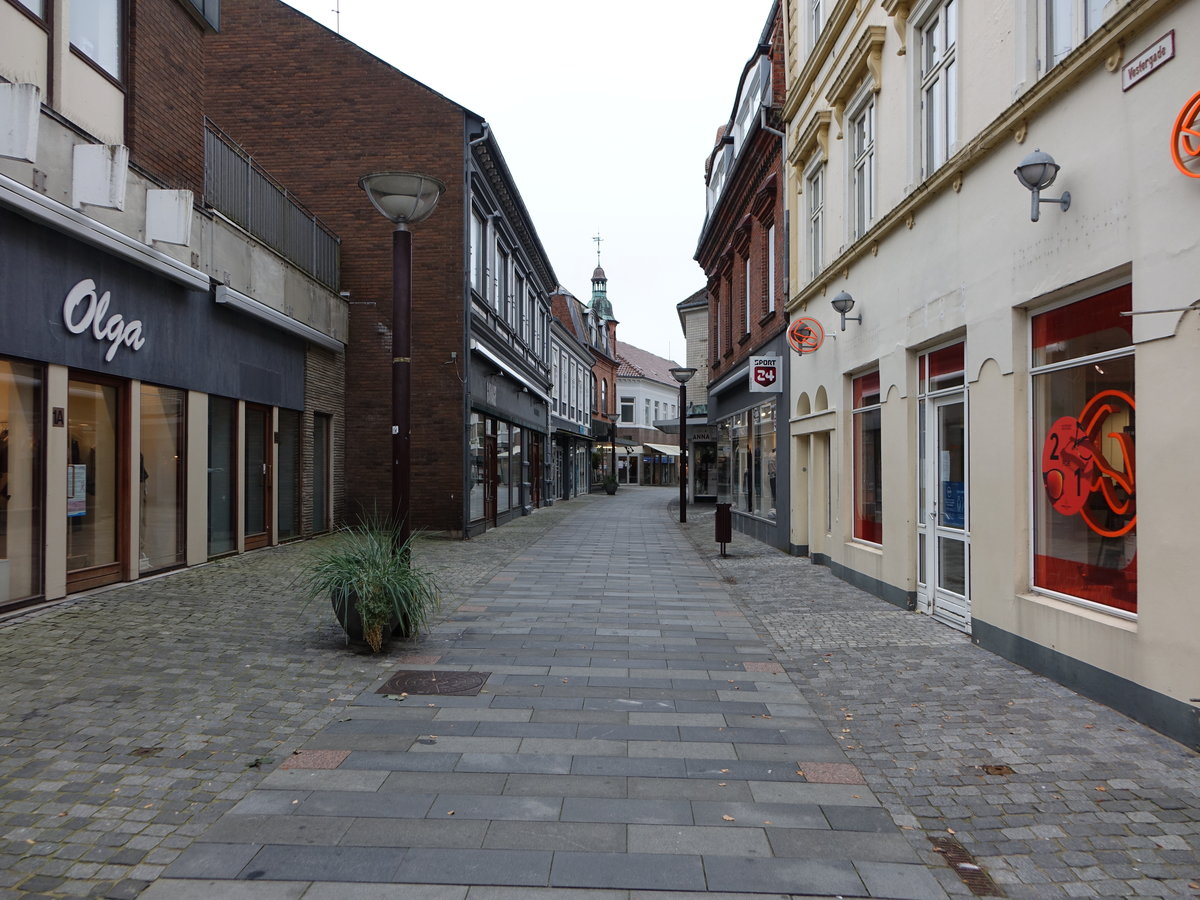 Lemvig, Gebude in der Vestergade Strae (19.09.2020)